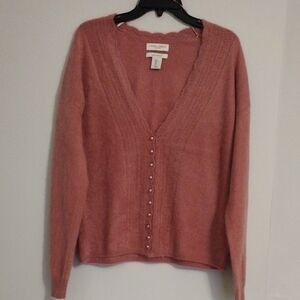 BNWT Laura Ashley Rose V-Neck Cardigan